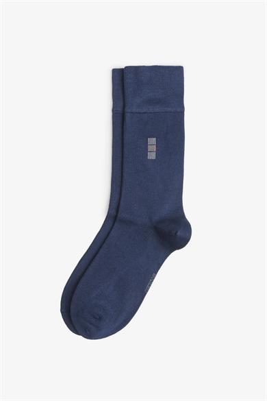 Lacivert Erkek Premium Yazlık Dikişsiz Bambu Soket Çorap