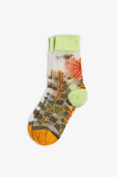 Summer Kore Tarzı Transparan Soket Çorap