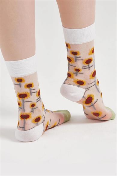 Sunflower Kore Tarzı Transparan Soket Çorap