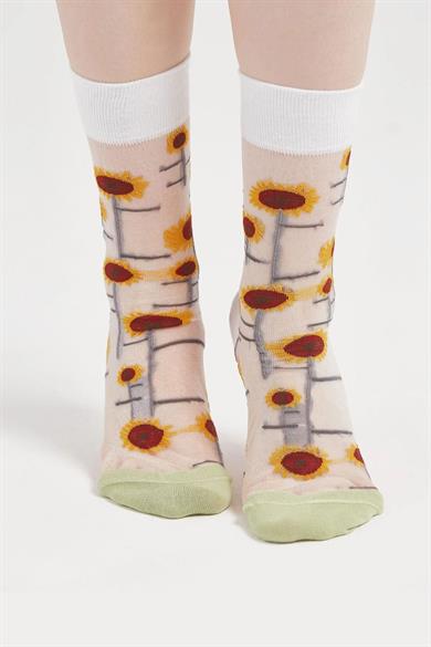 Sunflower Kore Tarzı Transparan Soket Çorap