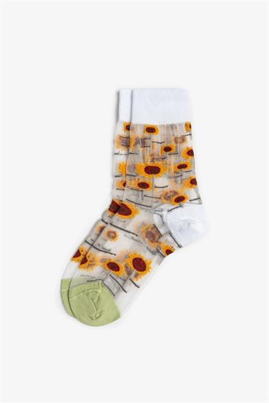Sunflower Kore Tarzı Transparan Soket Çorap