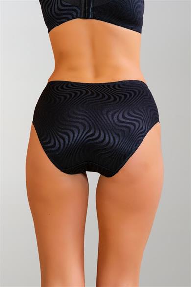 Siyah Yüksek Bel Slip Külot