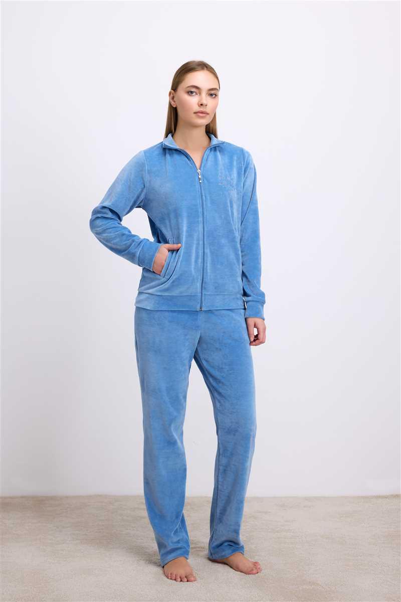 Kadın Uzun Kol Sweatshirt ve Pantolon Takım ( 11625 )