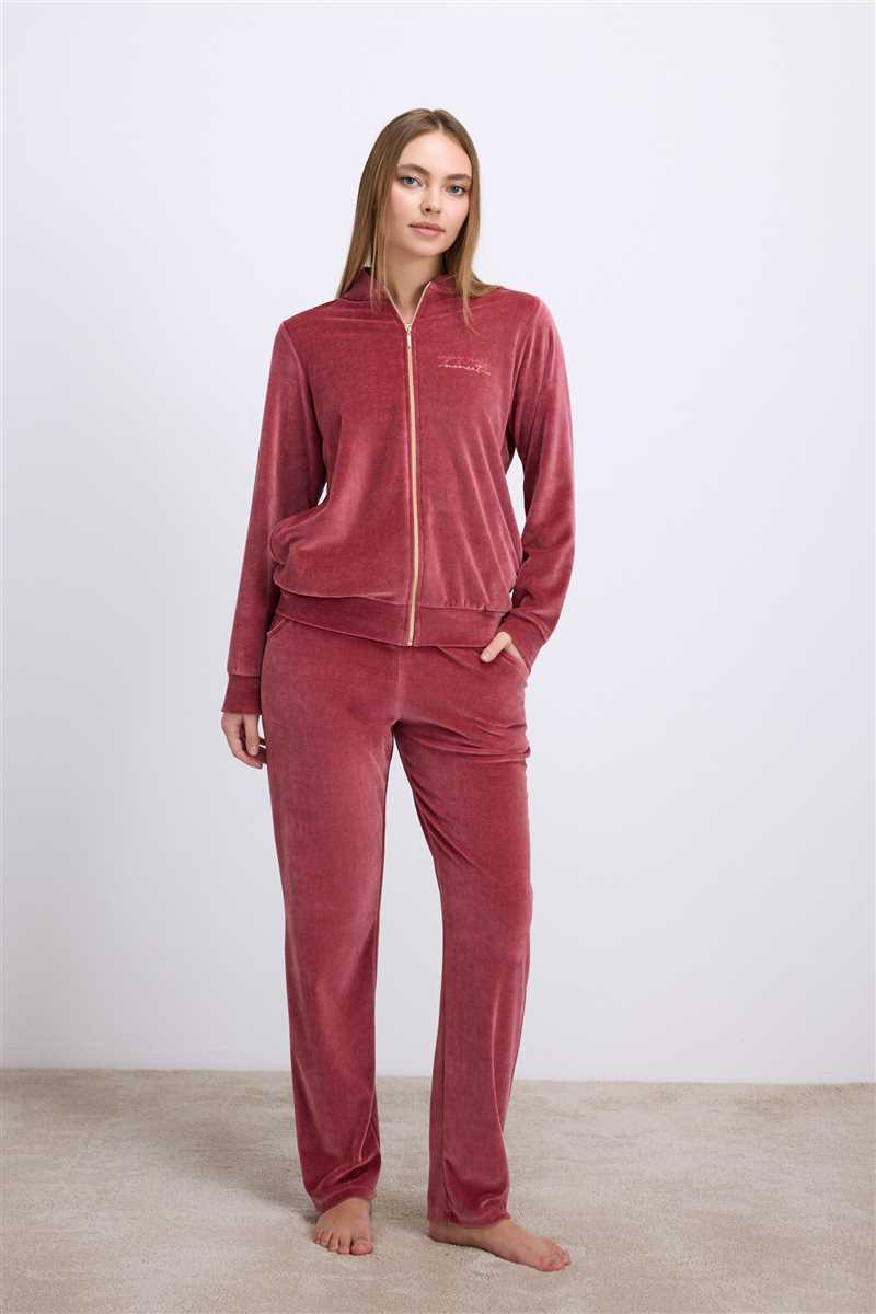 Kadın Uzun Kol Sweatshirt ve Pantolon Takım ( 11560 )