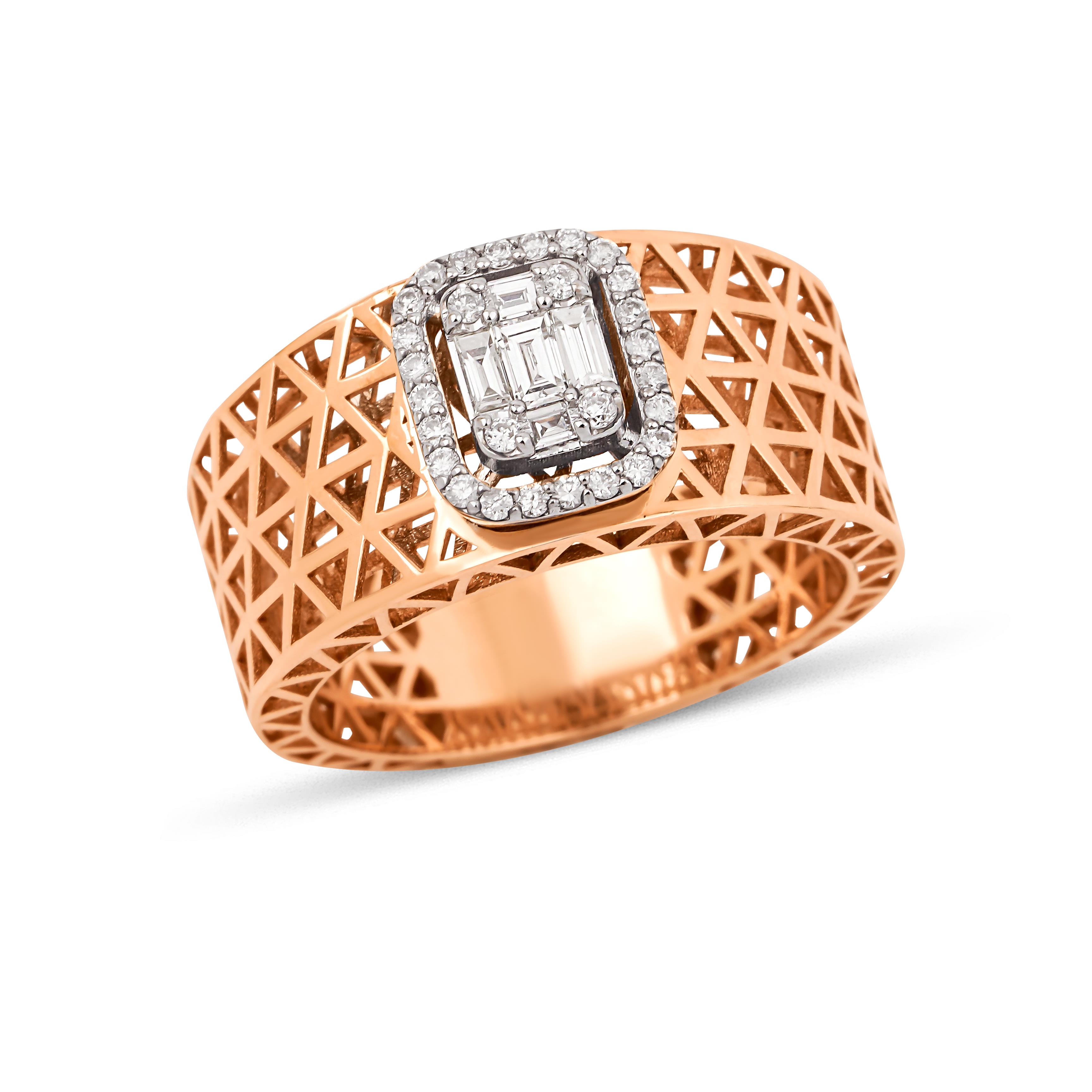 0.30 Karat Mikonos Baget Yüzük - IDL Sertifikalı