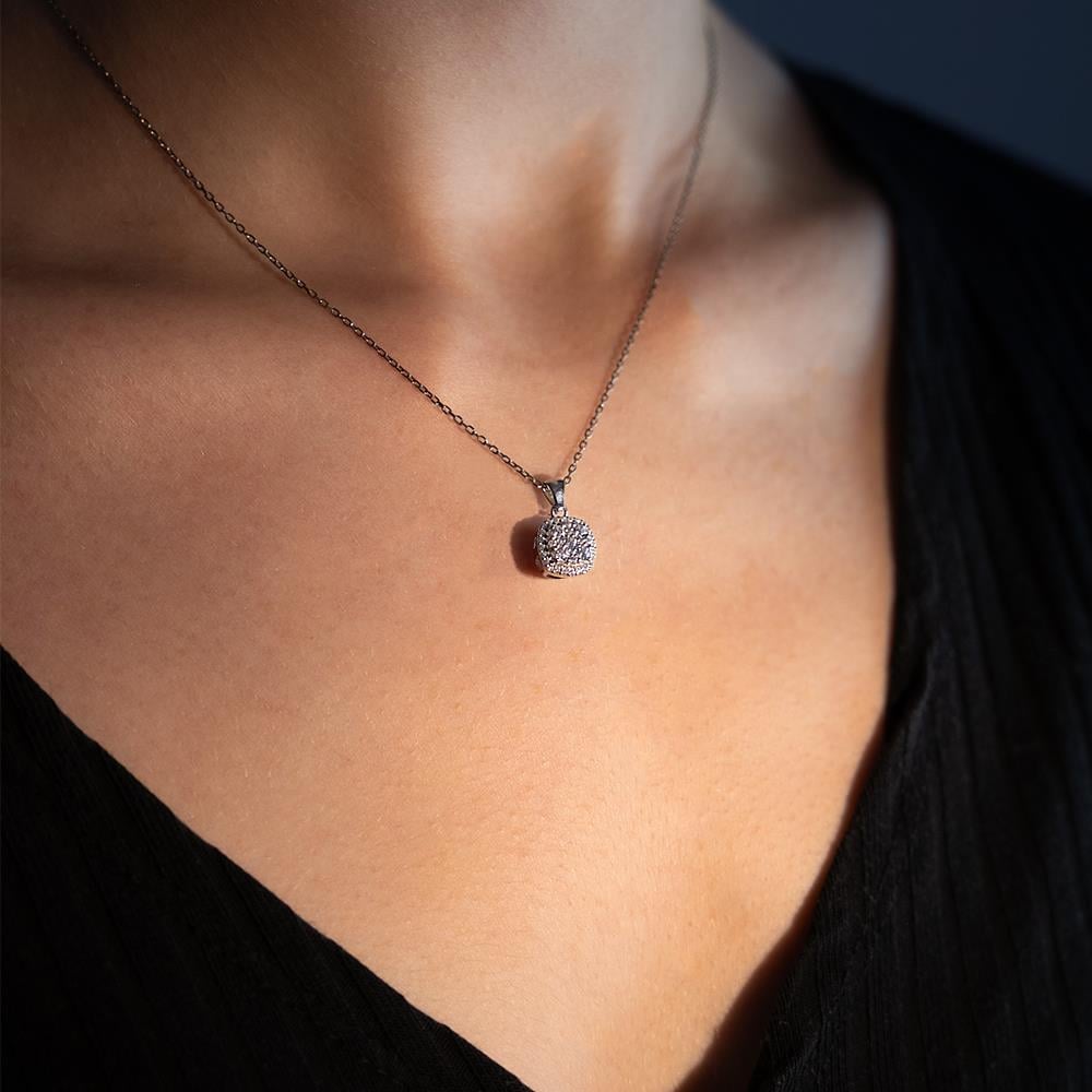 0.37 Karat Pırlanta Fantezi Night Light Kolye