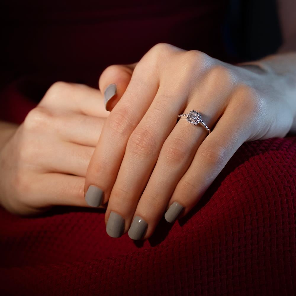 0.26 Karat Baget Pırlanta Yüzük - IDL Sertifikalı