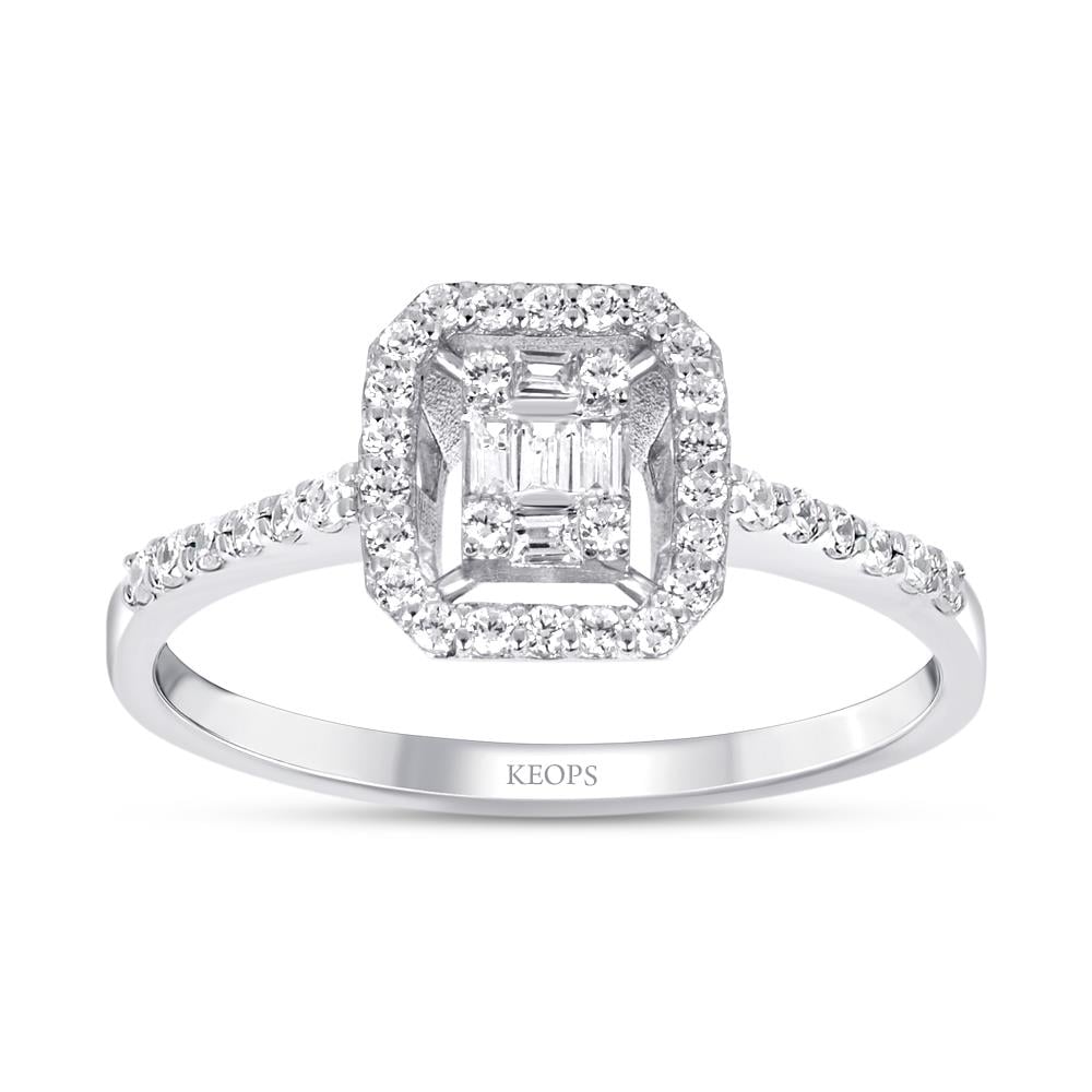 0.29 Karat Baget Pırlanta Yüzük - IDL Sertifikalı