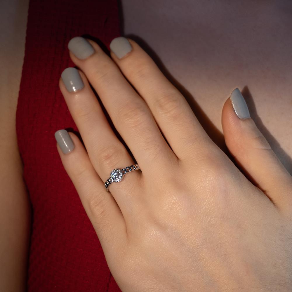 0.25 Karat Gurmet Kollu Pırlanta Tektaş  Yüzük