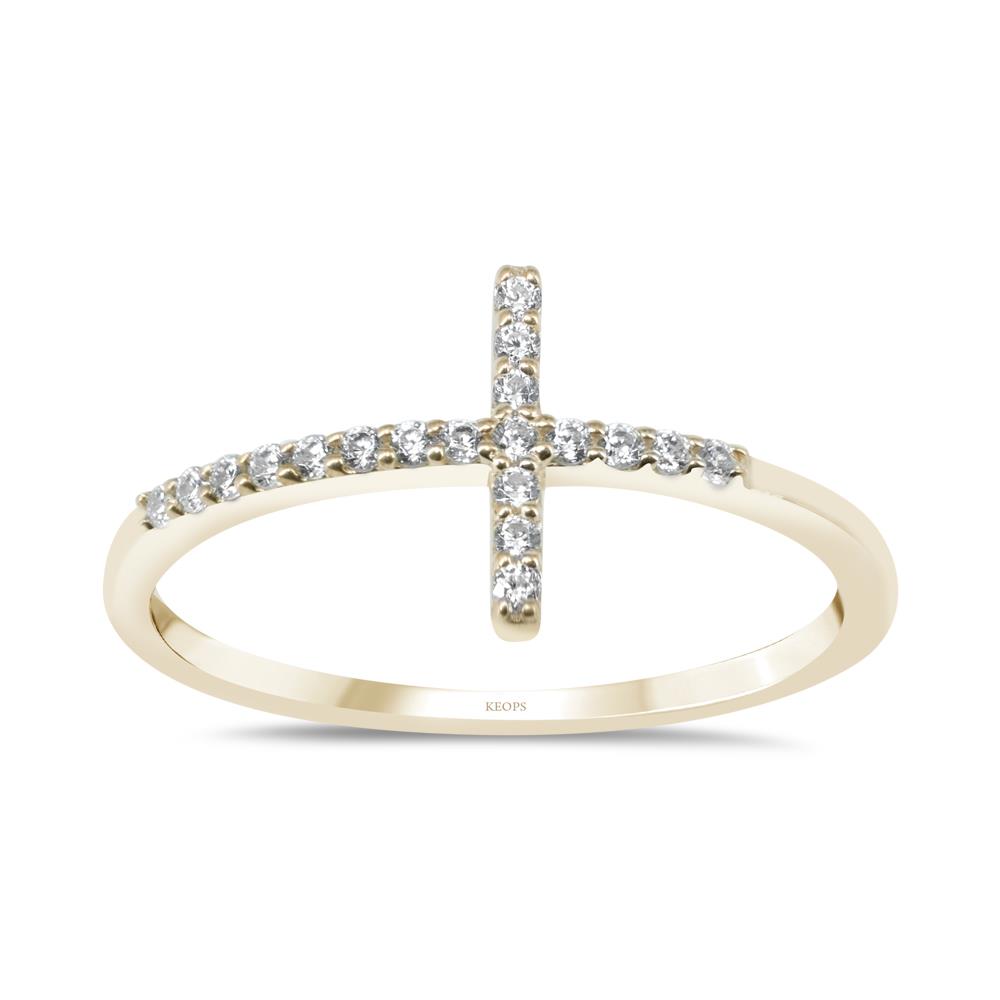 0.15 Karat Pırlanta T Yüzük