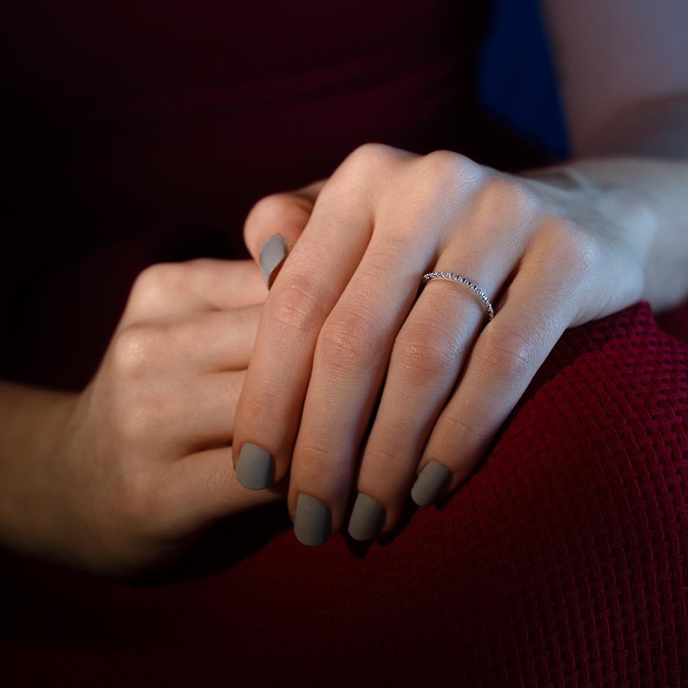 0.21 Karat Pırlanta Tamtur Yüzük  - IDL Sertifikalı