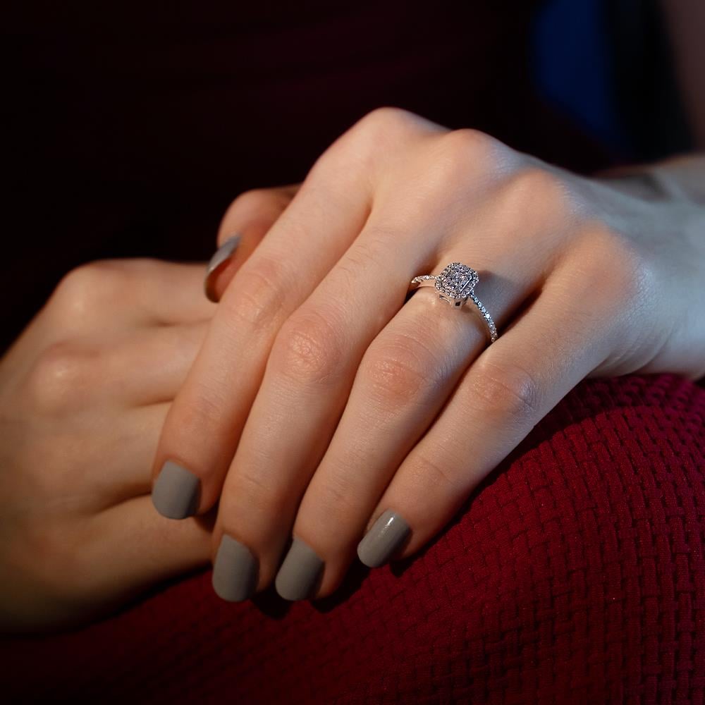 0.35 Karat Baget Pırlanta Yüzük - IDL Sertifikalı