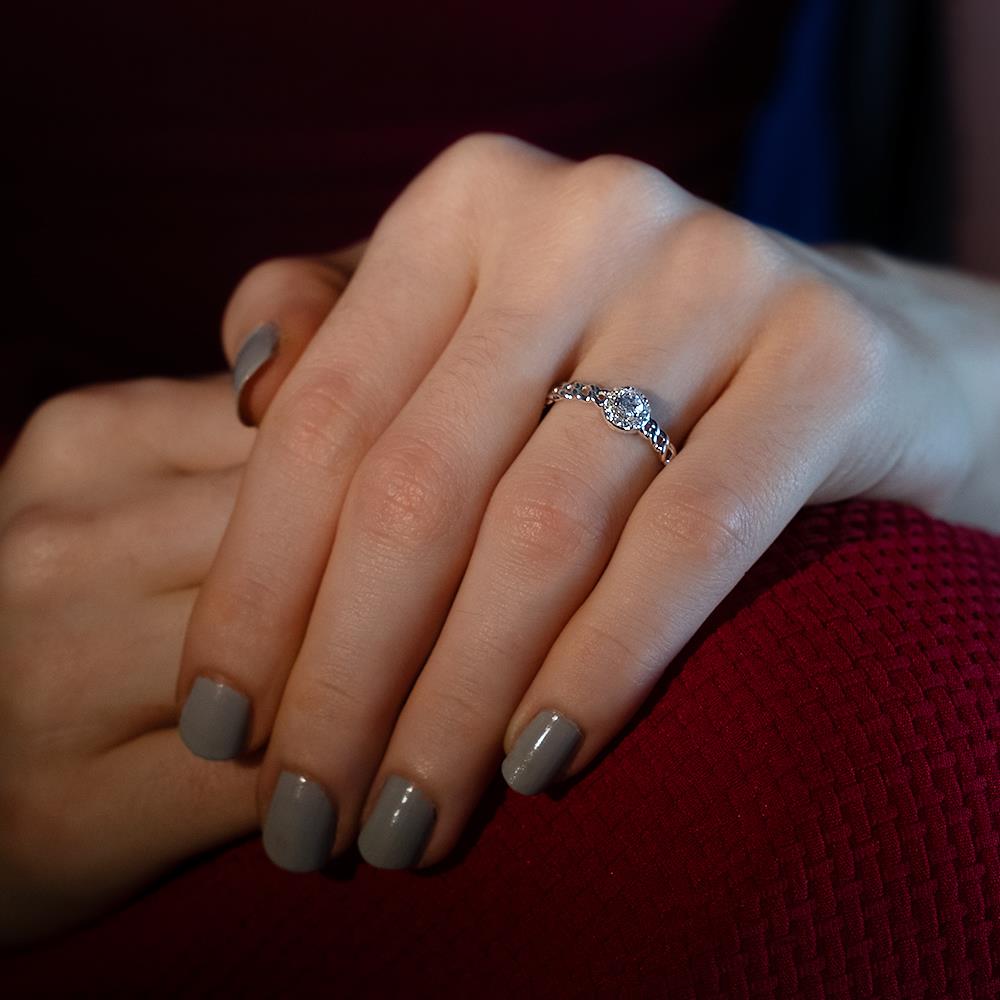 0.25 Karat Gurmet Kollu Pırlanta Tektaş  Yüzük