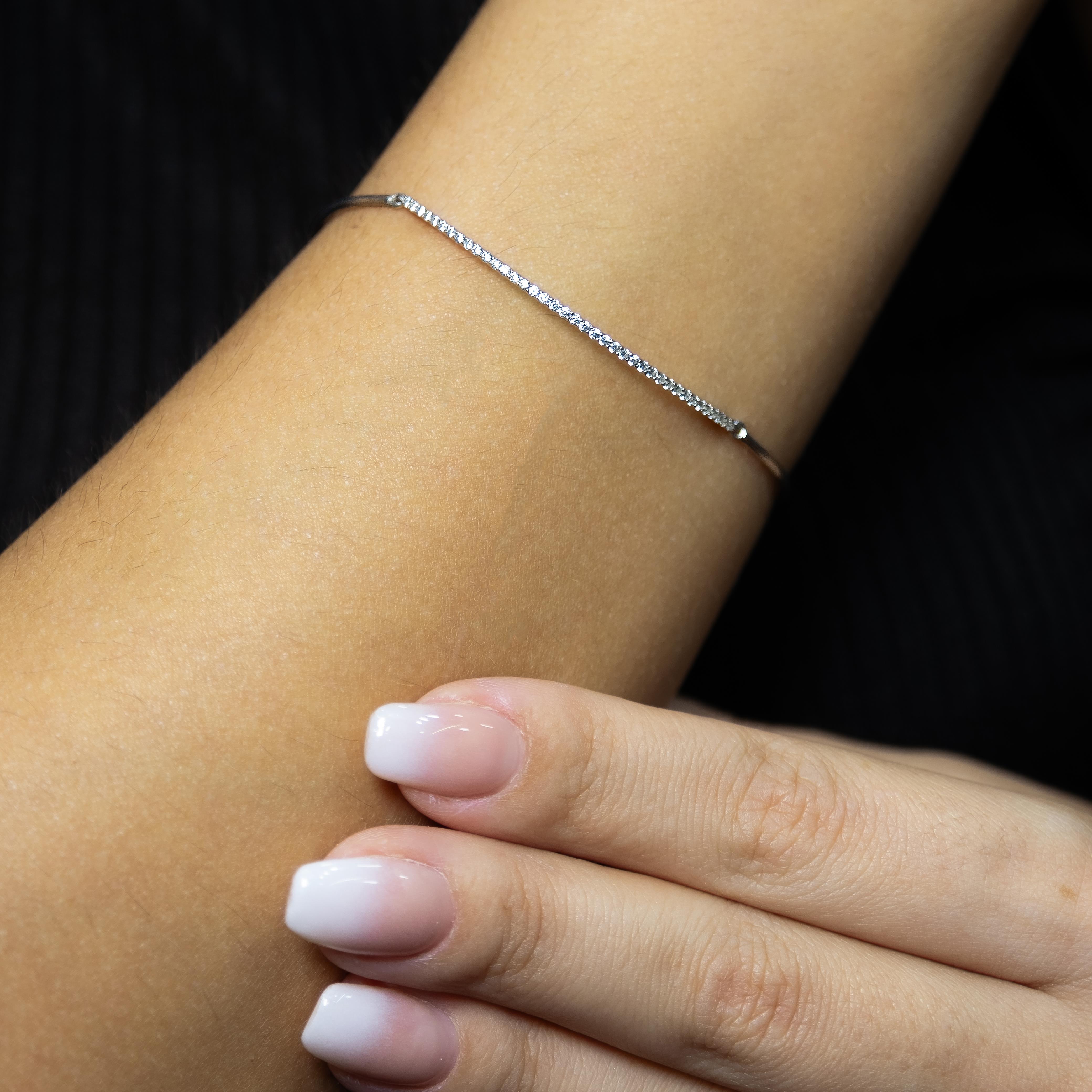 0.36 Karat Suyolu Pırlanta Bileklik