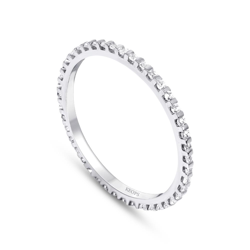 0.21 Karat Pırlanta Tamtur Yüzük  - IDL Sertifikalı