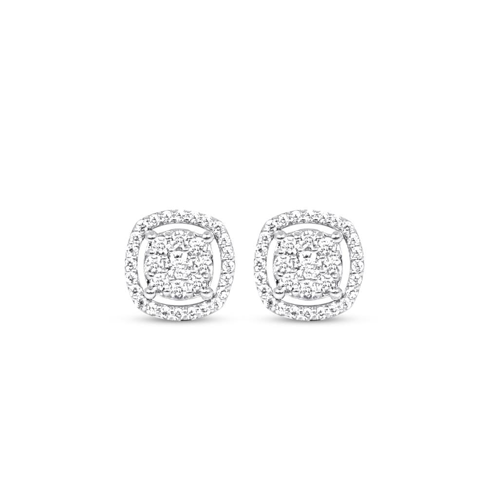 0.55 Karat Pırlanta Fantezi  Küpe