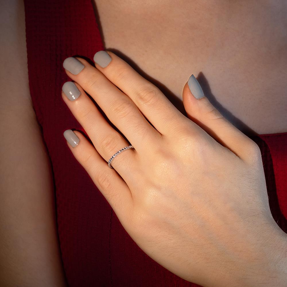 0.21 Karat Pırlanta Tamtur Yüzük  - IDL Sertifikalı