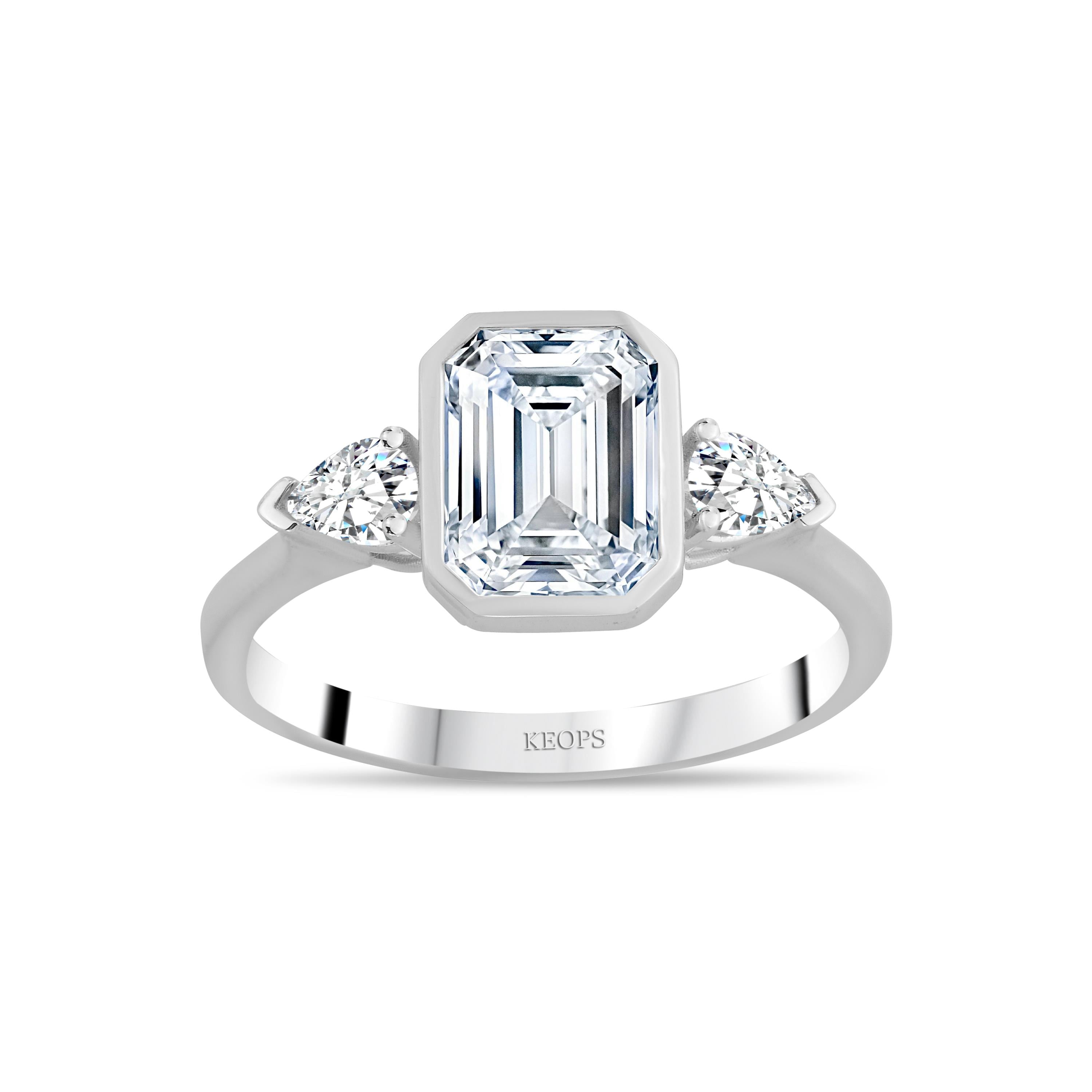 2,80 Karat Emerald Pırlanta Emily Yüzük - 1100668