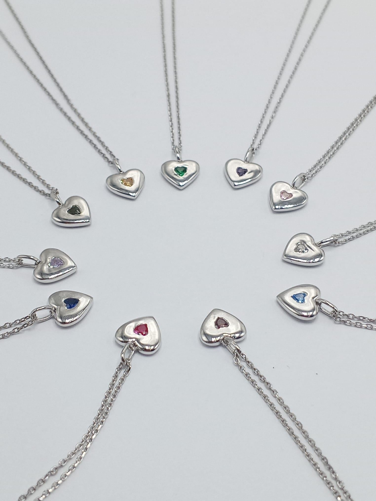 Cubic Zirkon Taşlı Nisan Ayı Doğum Kolyesi - 900904