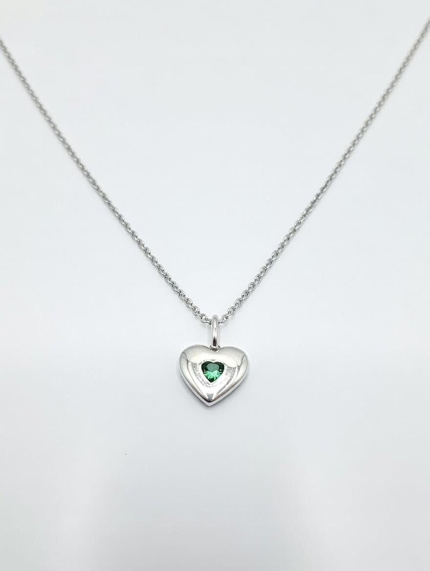 Emerald Taşlı Mayıs Ayı Doğum Kolyesi - 900905