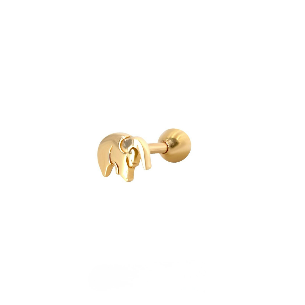 Fil Figürlü Tragus Küpe