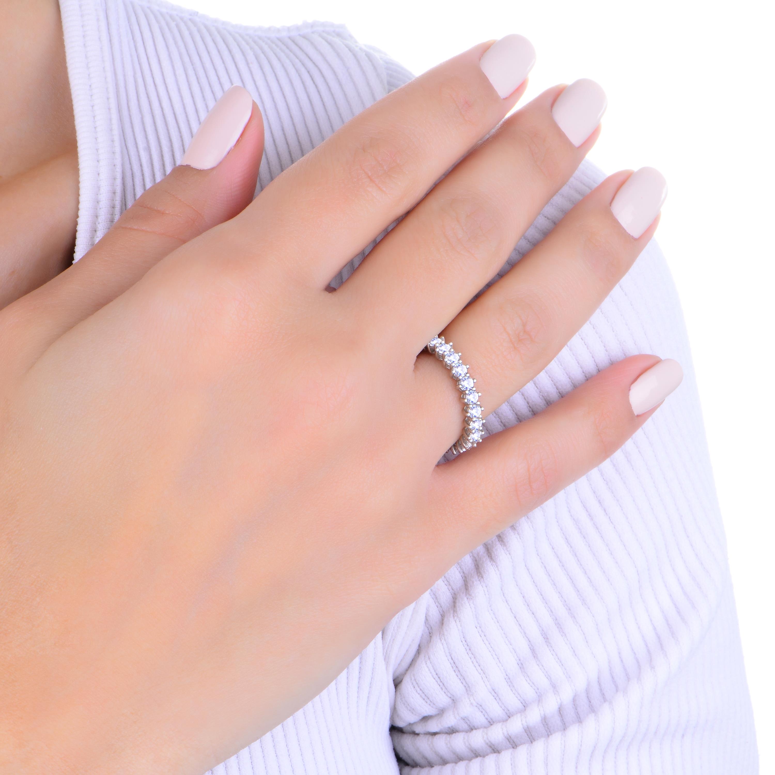 G Renk 1.70 Karat Pırlanta  Altı Tırnak Tamtur Yüzük - IDL Sertifikalı - 1100596