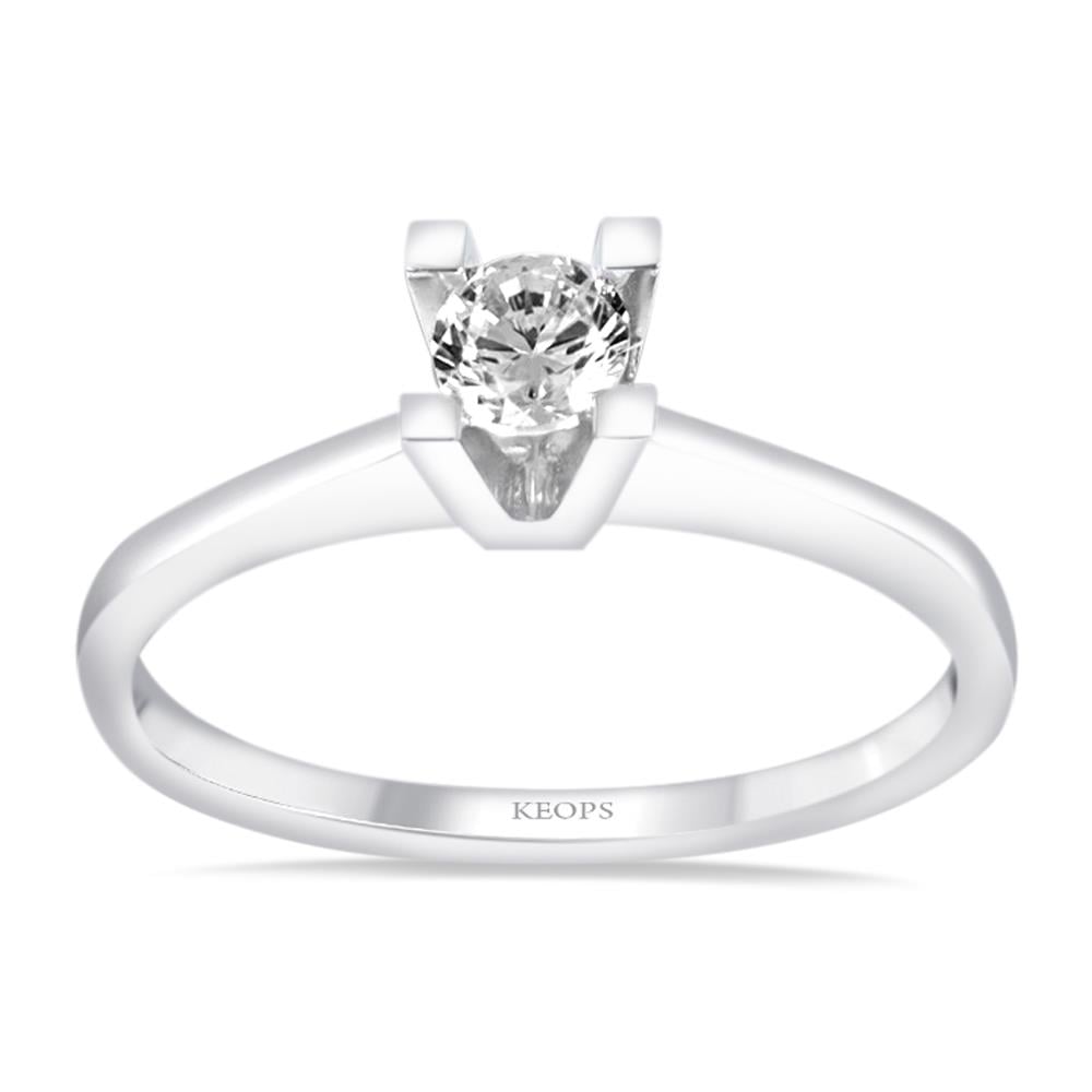 I Renk 0.20 Karat Pırlanta Tektaş Yüzük