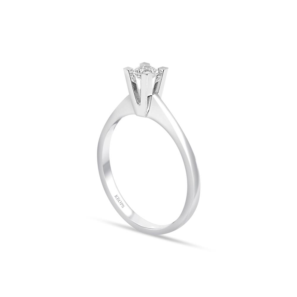 I Renk 0.20 Karat Pırlanta Tektaş Yüzük