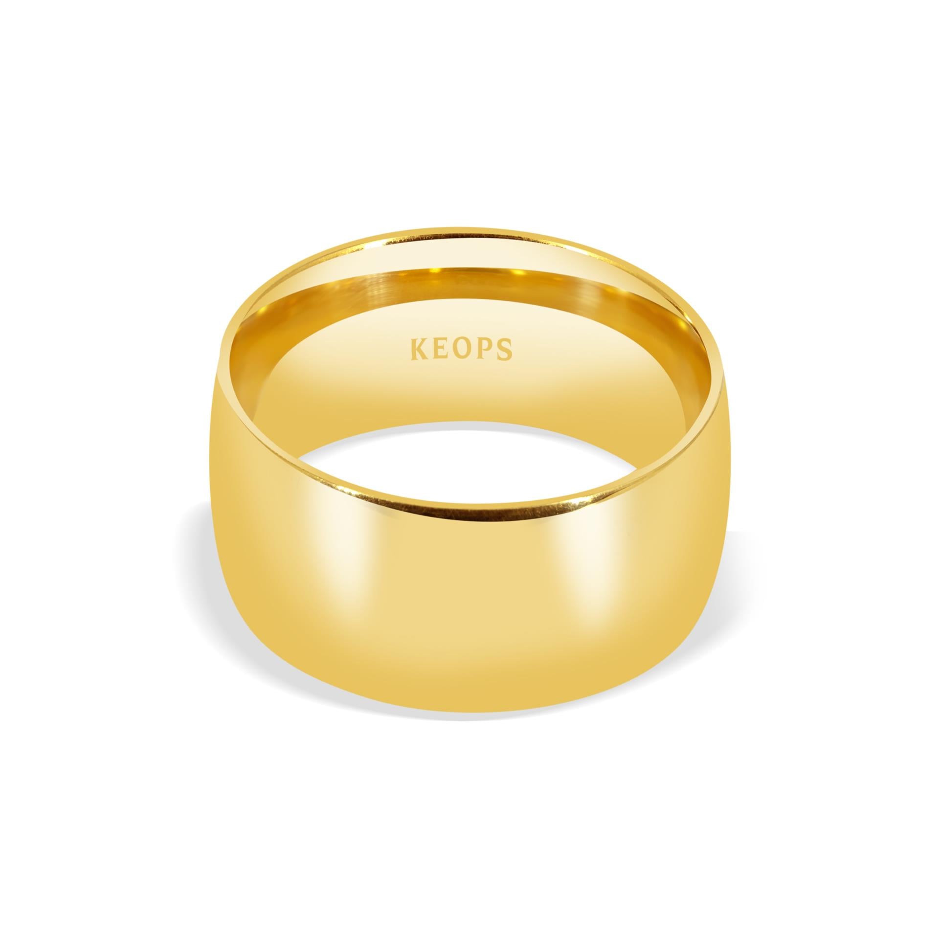 Klasik 10mm. Bombe2li Kadın Alyans