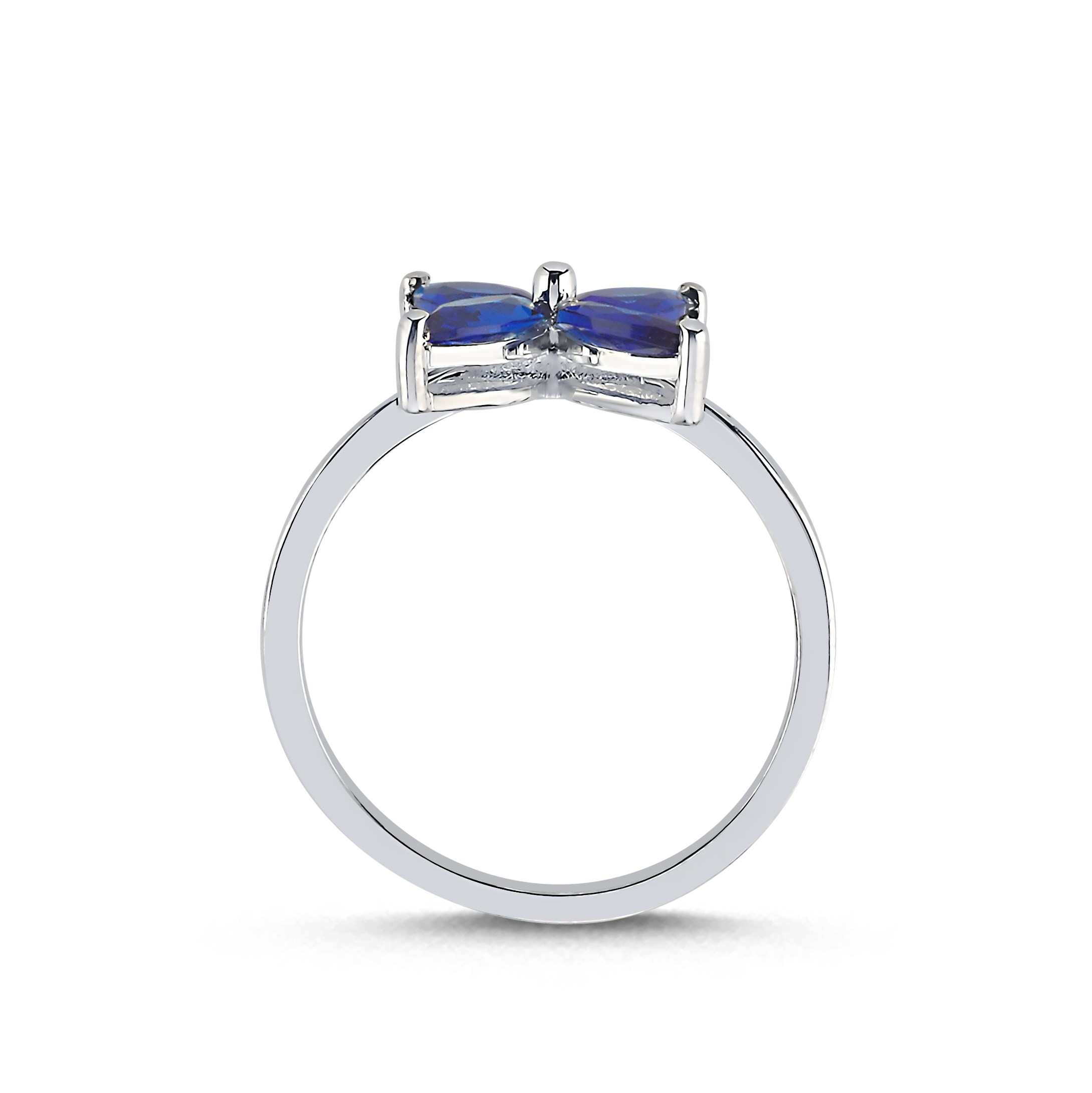 Markiz Safir Yüzük - 30020029 - IDL Sertifikalı