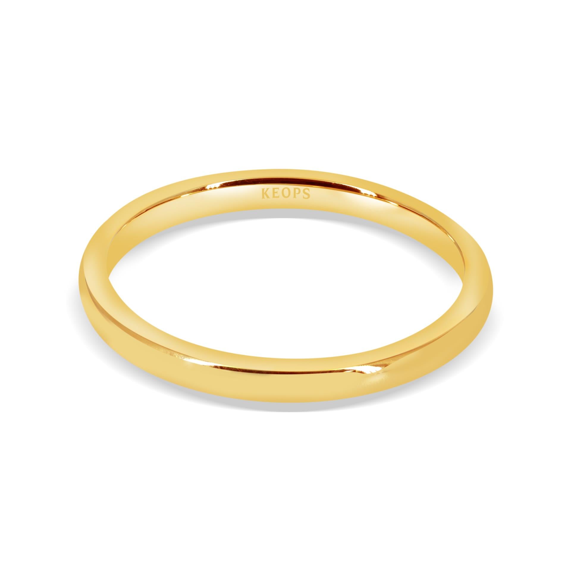 Silindir Klasik Vintage Altın Alyans Erkek Modeli