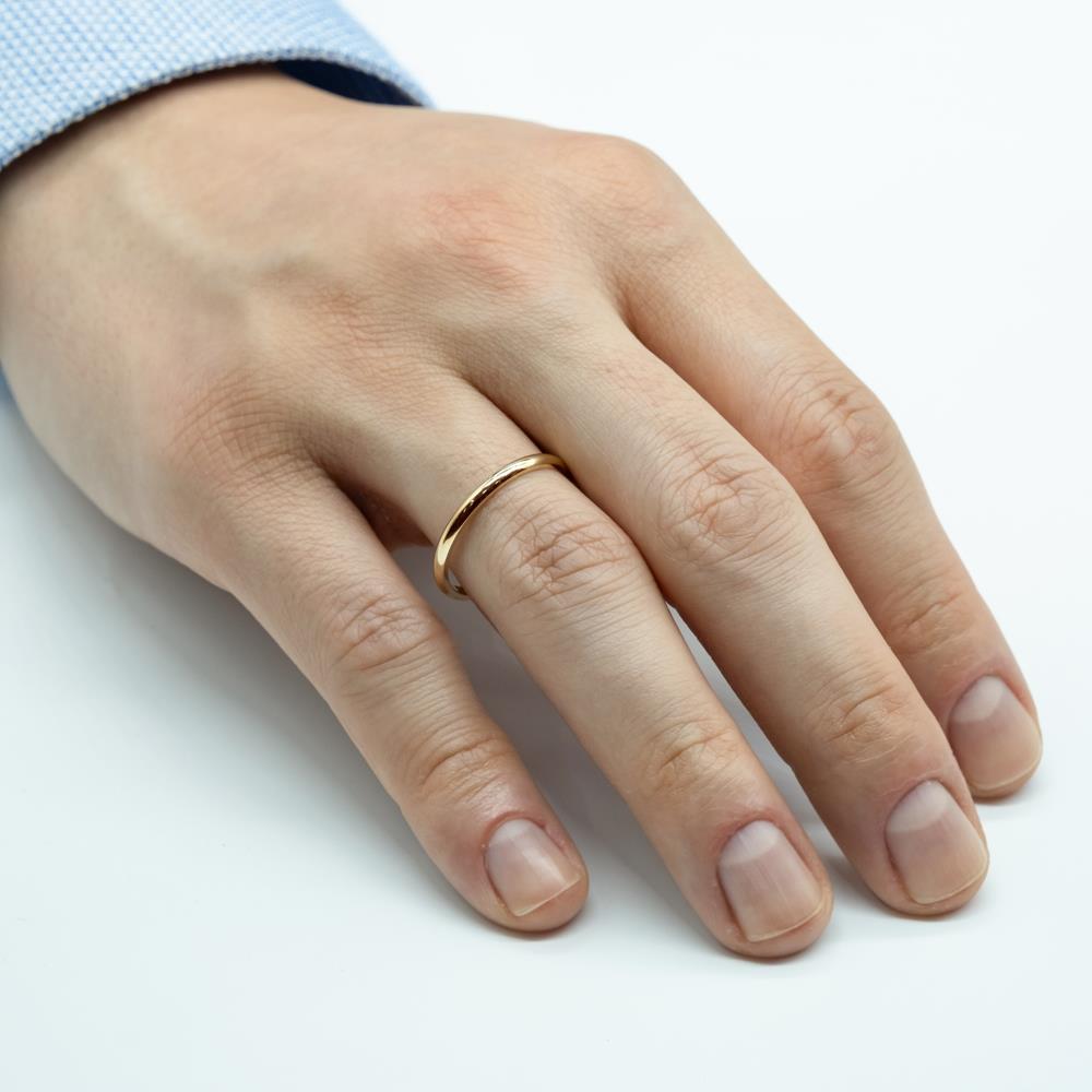 Silindir Klasik Vintage Altın Alyans Erkek Modeli