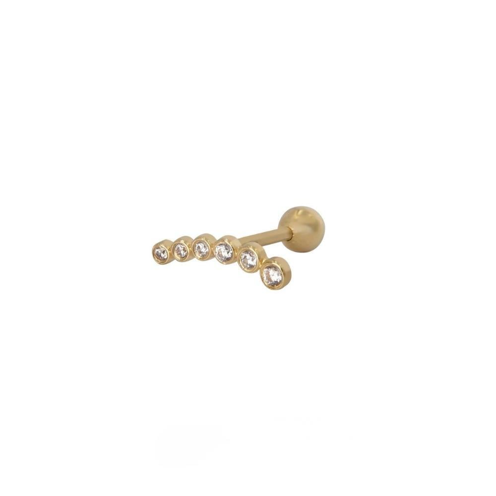 Süzme Işık Seli Pırlanta Tragus Küpe
