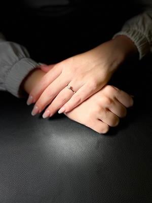  0,24  Karat Oval Kesim Pırlanta Tektaş Yüzük