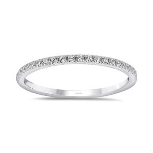 0.13 Karat Pırlanta Yarımtur Yüzük 