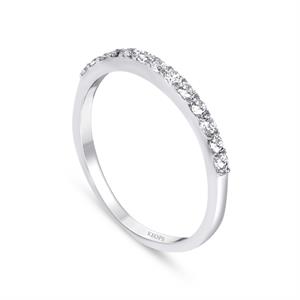 0.20 Karat Pırlanta Yarımtur Yüzük 