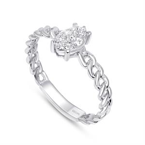 0.17 Karat Fantezi Pırlanta Yüzük