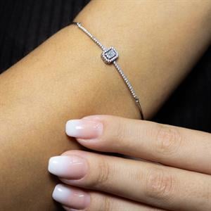 0.30 Karat Baget Pırlanta Bileklik