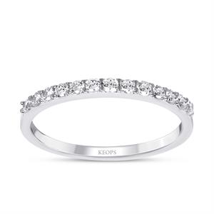 0.20 Karat Pırlanta Yarımtur Yüzük 