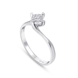 0.08 Karat Pırlanta Fantezi  Yüzük