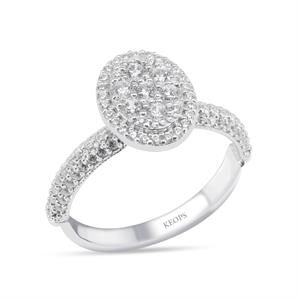 0.70 Karat Vintage Oval Yüzük