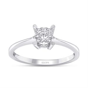 0.08 Karat Pırlanta Fantezi  Yüzük