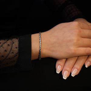 0.18 Karat Pırlanta Oval Suyolu Bileklik