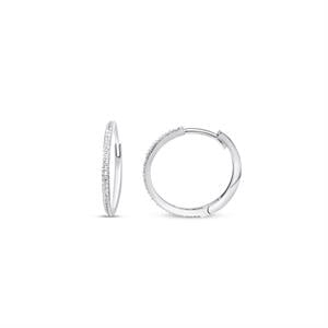 0.45 Karat  Pırlanta Halka Küpe