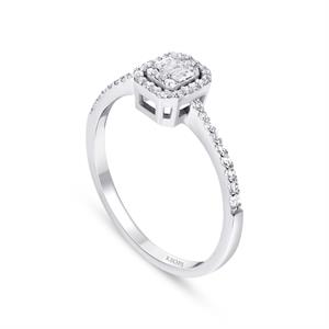 0.27 Karat Baget Pırlanta Yüzük - IDL Sertifikalı