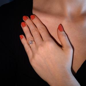 0.18 Karat Pırlanta Fantezi Yüzük