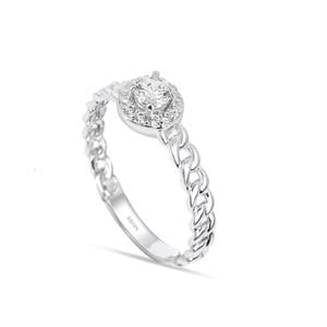 0.25 Karat Gurmet Kollu Pırlanta Tektaş  Yüzük