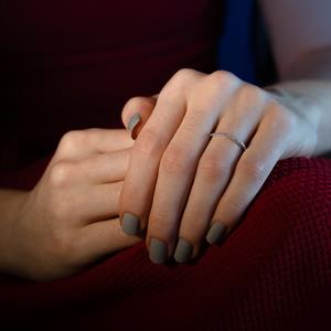 0.13 Karat Pırlanta Yarımtur Yüzük 