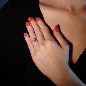 0.70 Karat Baget Pırlanta Yüzük - IDL Sertifikalı