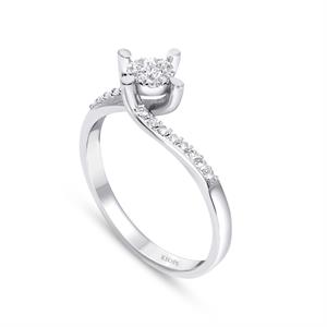 0.22 Karat Pırlanta Fantezi Yüzük